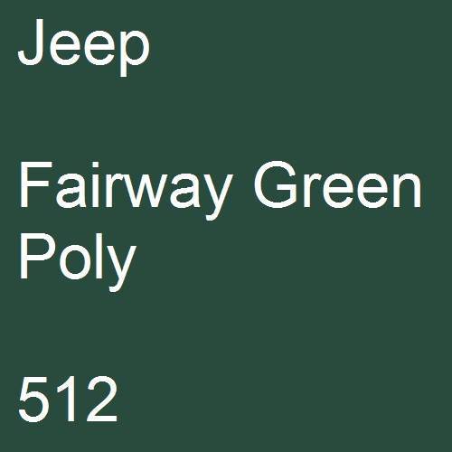 Jeep, Fairway Green Poly, 512.